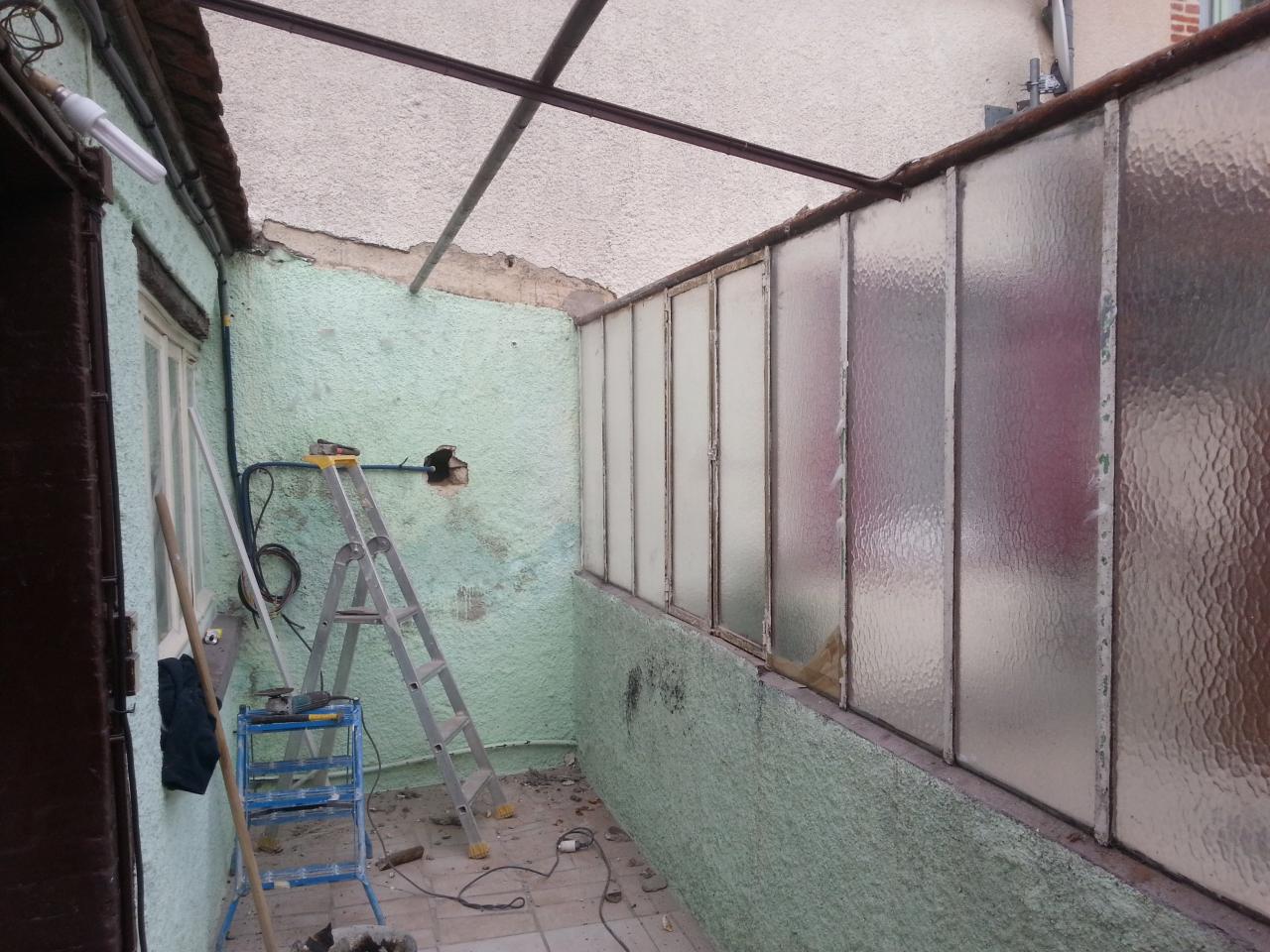réhabilitation d'une veranda
