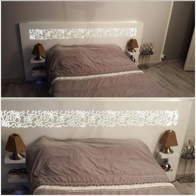 Tête de lit lumineuse