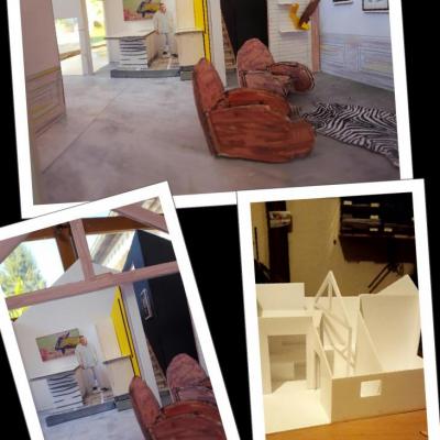 Realisation de maquette pour un projets d'appartement meublé