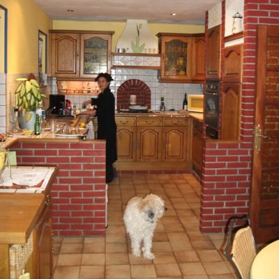 Relooking d'une cuisine rustique !!!     AVANT