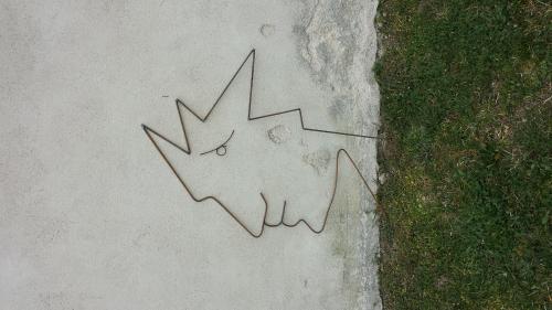 Sculpture déco pour jardin