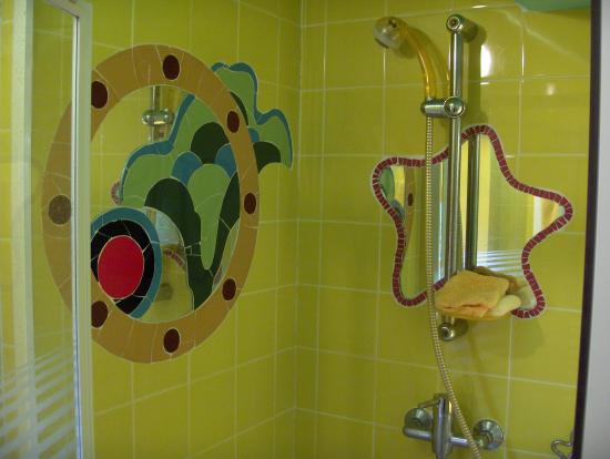 La cabine de douche